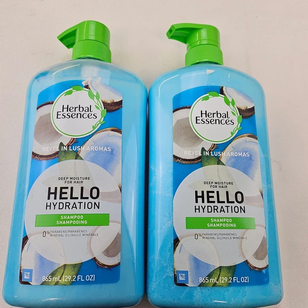 Herbal Essences Hello Hydration Shampoo Coconut 29.2oz Pump 2 Pack‎ 190679004819